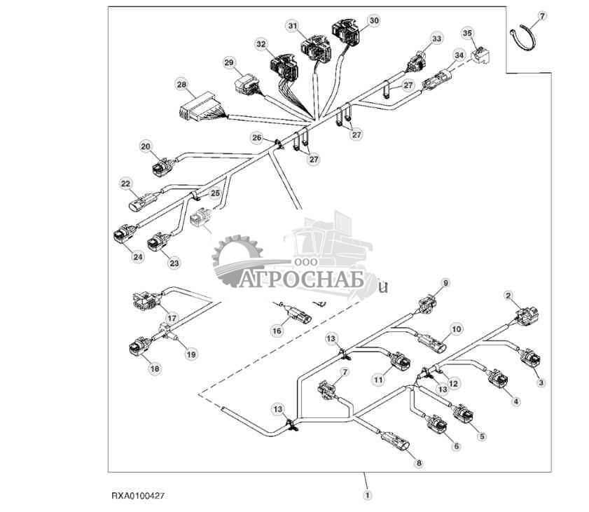 ЖГУТ ПРОВОДОВ ТРАНСМИССИИ (PQT) 